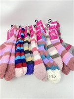 New (8) Carnival Ladies Super Soft Slipper Socks