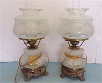 PR OF GONE WITH THE WIND STYLE TABLE LAMPS.....