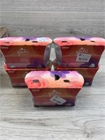 5 glade rose and bloom candles