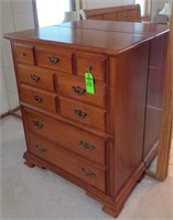 TELL CITY MAPLE 5 DRAWER CHEST OF DRAWERS