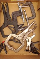 FLAT OF C-CLAMPS, OTHER CLAMPS