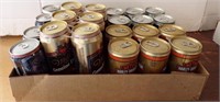 (1) CASE HD COLLECTIBLE BEER CANS
