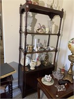 Vintage Pecan Display Shelf