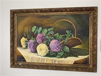 Oil on Board Painting Still Life by Bonnie Dye