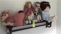 Shelf and Dolls