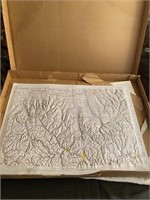 FINGER LAKES 3-D Topographical Map