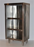 STAINLESS STEEL OPEN CABINET