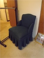 Blue Slipper Chair and Other Items