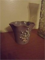 Lead Glass Vase, Lefton Pot, Shawnee Piece