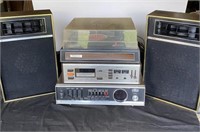 Stereo Set 8-Track Player & Turntable etc. WORKS!