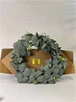 20" Faux Eucalyptus with Seeds Wreath
