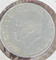 25 Lira 1986 Turkey Coin
