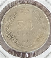 50 Lira 1985 Turkey Coin