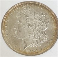 1881 O Morgan Silver Dollar MS 62