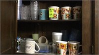 Cabinet Contents Coffee Mugs