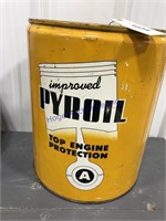 PYROIL CAN-APPROX 13"T