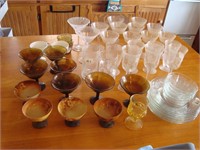 Assorted Glassware - Plates -Bowls