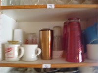 Assorted Glassware and Plastic Tumblers