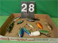 Fishing Lures With 2 Blue/Green Lures