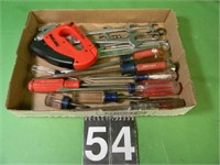 Flat of Craftsman Tools With Stapler
