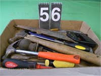 Flat Of Tools With Saw - Hammers