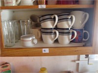 Assorted Coffee Cups and Glasses