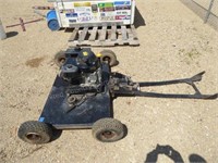 Rough Cut front mount ATV mower - turns over, has