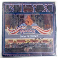 Autographed Styx Album Paradise Theater
