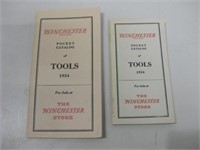 2 Repro Winchester Pocket Catalog Of Tools