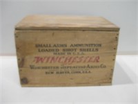 Vtg Empty Wood Crate Winchester 12ga Rounds