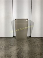 (2) Pair Large Office Waste Trash Cans
