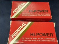 Federal Hi-Power 38 special match rounds. Look to