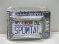 NIP SpeedMetal LED Motorcycle License Frame