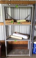 2 Metal shelves