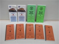 Vintage 9 Railroad Employee System Timetables
