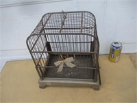 Cage d'oiseau en métal