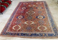 Hand Knotted Wool Rug.