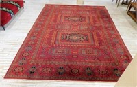 Hand Knotted Wool Rug.