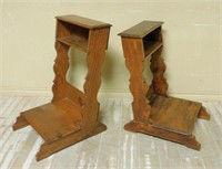 Primitive Pine Prayer Kneelers.