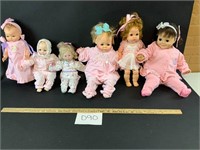 Lot of 6 dolls-see description