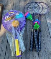 Bad Mitten and Yard Tennis
