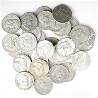 Franklin Half Dollars (30)