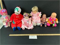 Lot of 6 dolls-see description