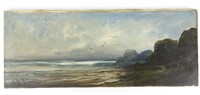 H. Hall - Seascape Oil Painting