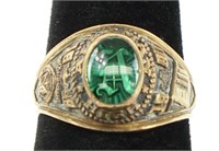 1990 Alleman H.S. 10k Gold Ring