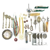 Assortment of Jewelry and Bottle openers