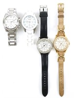 3 Fossil, M. Kors Chronometer Style Watches