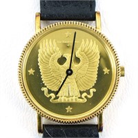 Franklin Mint Sterling Eagle Watch
