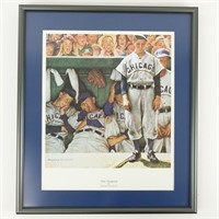 "The Dugout," Norman Rockwell Print
