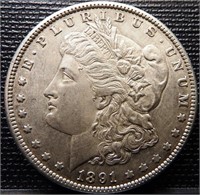 1891 Morgan Silver Dollar